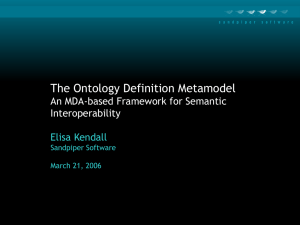 MDA-based Framework for Semantic Interoperability