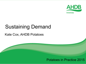 AHDB Potatoes consumer marketing update
