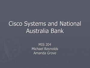 MIS Report on Cisco Systems and NAB