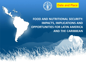 food and nutritional security