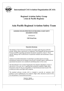 Guidance for Air Operators in Establishing a Flight Safety