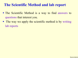 Why you need to write lab report