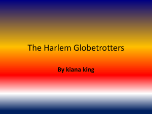The Beginning of the Harlem Globetrotters