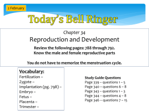 Today's Bell Ringer Study Guide Questions