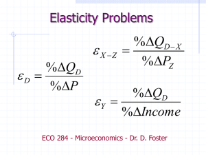 Elasticity Problems