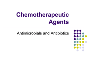 Chemotherapeutic Agents Power Point