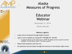 AMP Educators 11-4-2014 - Alaska Measures of Progress