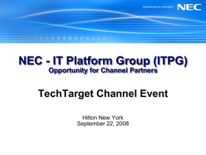 NEC – IT Platform Group