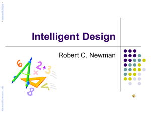 Intelligent Design - newmanlib.ibri.org
