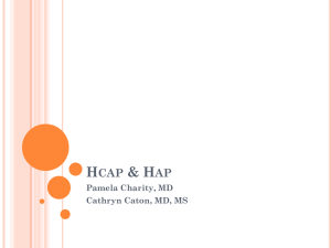 Hcap & Hap - Clinical Departments