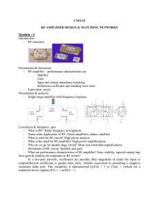 RF-UNIT-II