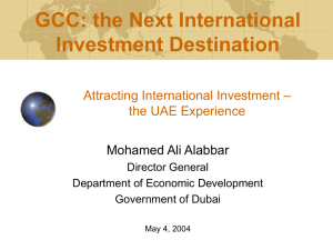 GCC: the next international investment destination