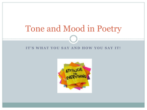 Tone and Mood in Poetry: Understanding Literary Elements