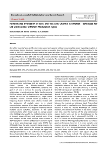 Performance Evaluation of LMS and VSS