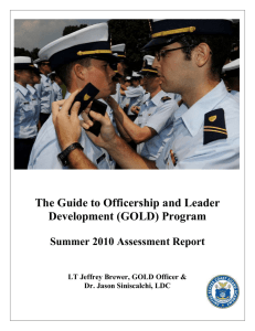 The Guide to Officership and Leader Development (GOLD) Program