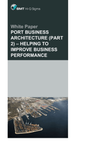 Port Business Architecture Part 2