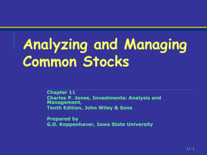 Common Stock: Analysis and Strategy