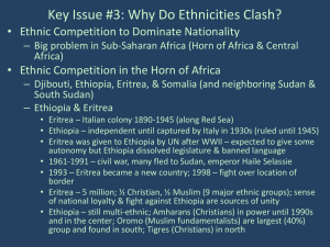 Key Issue #3: Why Do Ethnicities Clash?