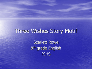 Three Wishes Story Motif