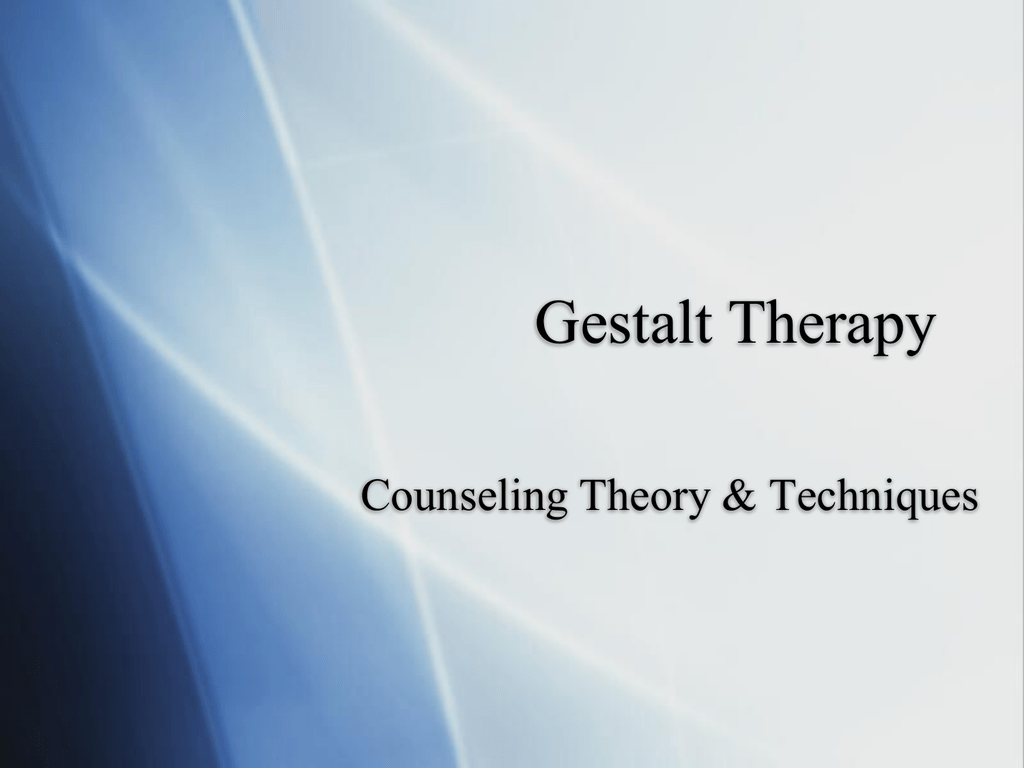 strengths and weaknesses of gestalt therapy