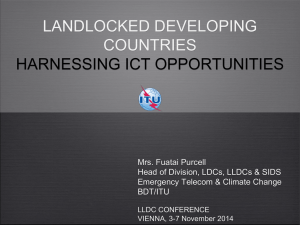 HARNESSING ICT OPPORTUNITIES