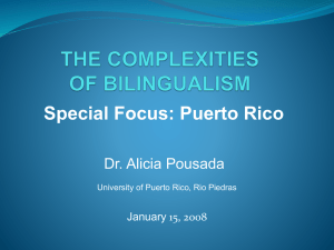 the complexities of bilingualism