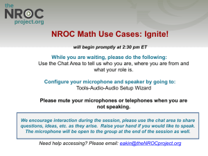 Ignite Sessions: NROC Math Use Cases