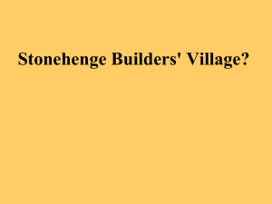 Stonehenge Builders' Village?