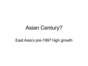Asian Century: An East Asia Perspective