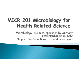 MICR 201 Microbiology for - Cal State LA