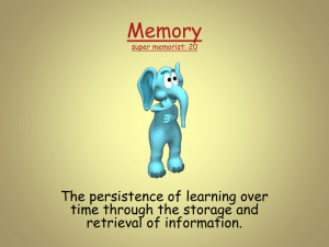Memory - Cobb Learning
