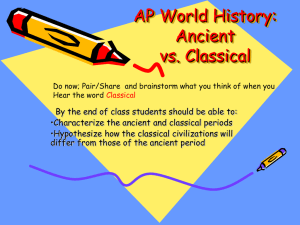 AP World History - White Plains Public Schools