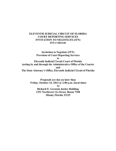 ELEVENTH JUDICIAL CIRCUIT OF FLORIDA COURT REPORTING