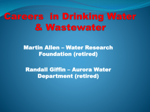 Careers in Drinking Water & Wastewater