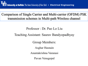 Comparison of Single Carrier and Multi
