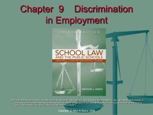 Discrimination in Employment
