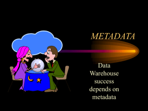 metadata - Computer Information Systems