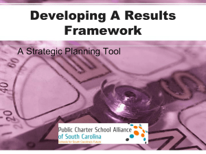 Developing A Results Framework