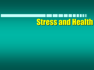 18 - Stress and Health