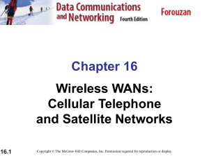 Cellular Telephone and Satellite Networks