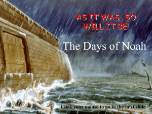 A Bible Study on Noah
