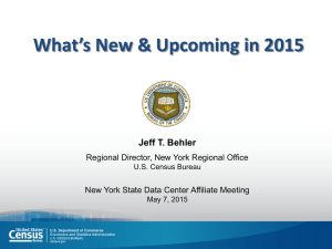 What's New & Upcoming in 2015, Jeff Behler
