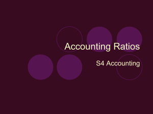 Accounting Ratios