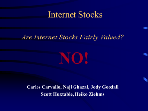 Are Internet Stocks Fairly Valued?
