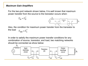 Maximum Gain Amplifier