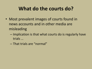 Chapter 6: Media and Courts