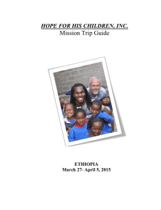 2015 Mission Trip Guide