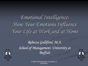 Emotional Intelligence: How Your Emotions Influence Your Life at