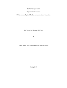 NAFTA group paper - Department of Economics