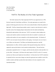 NAFTA Document